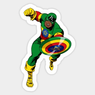 Captain Ethiopia Sticker